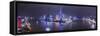 Pudong Skyline across the Huangpu River, Shanghai, China-Jon Arnold-Framed Stretched Canvas