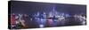 Pudong Skyline across the Huangpu River, Shanghai, China-Jon Arnold-Stretched Canvas