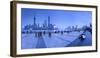 Pudong Skyline across the Huangpu River, the Bund, Shanghai, China-Jon Arnold-Framed Photographic Print