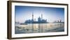 Pudong Skyline across the Huangpu River, the Bund, Shanghai, China-Jon Arnold-Framed Photographic Print