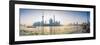 Pudong Skyline across the Huangpu River, the Bund, Shanghai, China-Jon Arnold-Framed Photographic Print