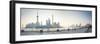 Pudong Skyline across the Huangpu River, the Bund, Shanghai, China-Jon Arnold-Framed Photographic Print