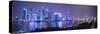 Pudong Skyline across the Huangpu River, the Bund, Shanghai, China-Jon Arnold-Stretched Canvas