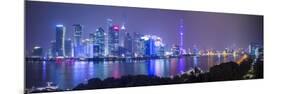 Pudong Skyline across the Huangpu River, the Bund, Shanghai, China-Jon Arnold-Mounted Photographic Print