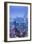 Pudong Skyline and East Nanjing Road, Shanghai, China-Jon Arnold-Framed Photographic Print