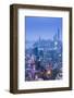 Pudong Skyline and East Nanjing Road, Shanghai, China-Jon Arnold-Framed Photographic Print