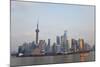 Pudong Skyline and Huangpu River, Shanghai, China-Peter Adams-Mounted Photographic Print