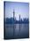 Pudong Skyline and Oriental Pearl Tower, Pudong District, Shanghai, China-Walter Bibikow-Stretched Canvas