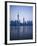 Pudong Skyline and Oriental Pearl Tower, Pudong District, Shanghai, China-Walter Bibikow-Framed Photographic Print