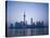 Pudong Skyline and Oriental Pearl Tower, Pudong District, Shanghai, China-Walter Bibikow-Stretched Canvas