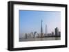 Pudong skyline dominated by Shanghai Tower by Huangpu River, Shanghai, China-Keren Su-Framed Photographic Print