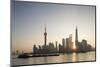 Pudong Skyline, Shanghai, China-Paul Souders-Mounted Photographic Print