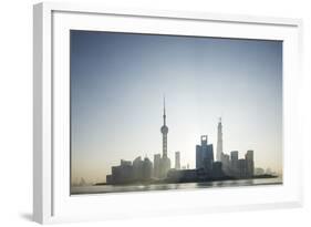 Pudong Skyline, Shanghai, China-Paul Souders-Framed Photographic Print