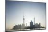 Pudong Skyline, Shanghai, China-Paul Souders-Mounted Photographic Print