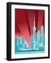 Pudong Skyline-null-Framed Giclee Print