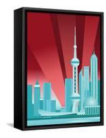 Pudong Skyline-null-Framed Stretched Canvas