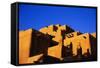 Pueblo and Blue Sky-Kevin Schafer-Framed Stretched Canvas