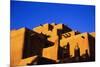 Pueblo and Blue Sky-Kevin Schafer-Mounted Premium Photographic Print