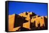 Pueblo and Blue Sky-Kevin Schafer-Framed Stretched Canvas