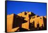 Pueblo and Blue Sky-Kevin Schafer-Framed Stretched Canvas