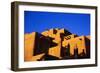 Pueblo and Blue Sky-Kevin Schafer-Framed Photographic Print