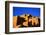 Pueblo and Blue Sky-Kevin Schafer-Framed Photographic Print