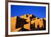 Pueblo and Blue Sky-Kevin Schafer-Framed Photographic Print