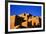 Pueblo and Blue Sky-Kevin Schafer-Framed Photographic Print