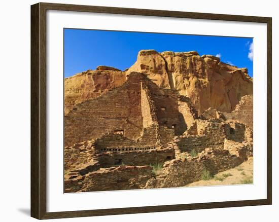 Pueblo Bonito Chaco Culture National Historical Park Scenery, New Mexico-Michael DeFreitas-Framed Photographic Print