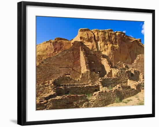 Pueblo Bonito Chaco Culture National Historical Park Scenery, New Mexico-Michael DeFreitas-Framed Photographic Print