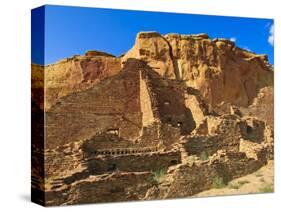 Pueblo Bonito Chaco Culture National Historical Park Scenery, New Mexico-Michael DeFreitas-Stretched Canvas