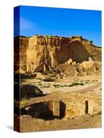 Pueblo Bonito Chaco Culture National Historical Park Scenery, New Mexico-Michael DeFreitas-Stretched Canvas