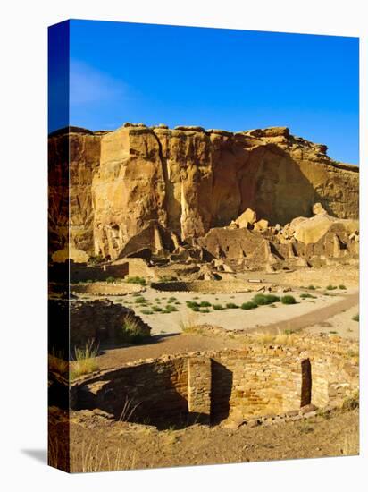 Pueblo Bonito Chaco Culture National Historical Park Scenery, New Mexico-Michael DeFreitas-Stretched Canvas