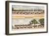 Pueblo Bonito Court Motel-null-Framed Art Print