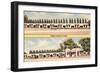 Pueblo Bonito Court Motel-null-Framed Art Print