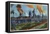 Pueblo, Colorado, General View of CO Fuel and Iron Company, Minnequa Steel Works-Lantern Press-Framed Stretched Canvas