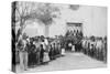 Pueblo Dance Gathering, 1900-American Photographer-Stretched Canvas