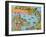 Pueblo del Mar-Debra Denise Purcell-Framed Giclee Print