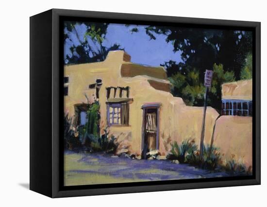 Pueblo in New Mexico-Patti Mollica-Framed Stretched Canvas