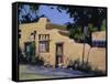 Pueblo in New Mexico-Patti Mollica-Framed Stretched Canvas