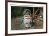 Pueblo Indian Baby Snug as a Bug in a Rug in his Papoose-Lantern Press-Framed Premium Giclee Print