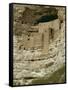 Pueblo Indian Montezuma Castle Dating from 1100-1400 AD, Sinagua, Arizona, USA-Walter Rawlings-Framed Stretched Canvas