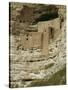 Pueblo Indian Montezuma Castle Dating from 1100-1400 AD, Sinagua, Arizona, USA-Walter Rawlings-Stretched Canvas