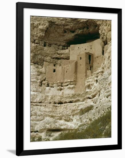 Pueblo Indian Montezuma Castle Dating from 1100-1400 AD, Sinagua, Arizona, USA-Walter Rawlings-Framed Photographic Print