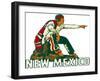 Pueblo Indian Pointing-null-Framed Art Print