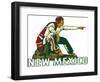 Pueblo Indian Pointing-null-Framed Art Print