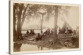 Pueblo Indians at Taos, New Mexico-null-Stretched Canvas