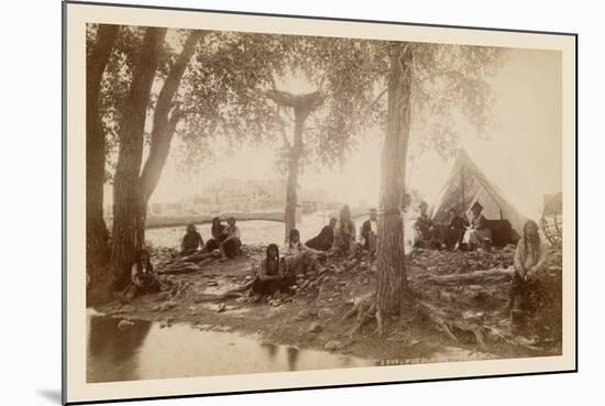 Pueblo Indians at Taos, New Mexico-null-Mounted Photo