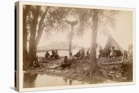 Pueblo Indians at Taos, New Mexico-null-Stretched Canvas