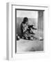 Pueblo Potter, c1905-Edward S. Curtis-Framed Giclee Print